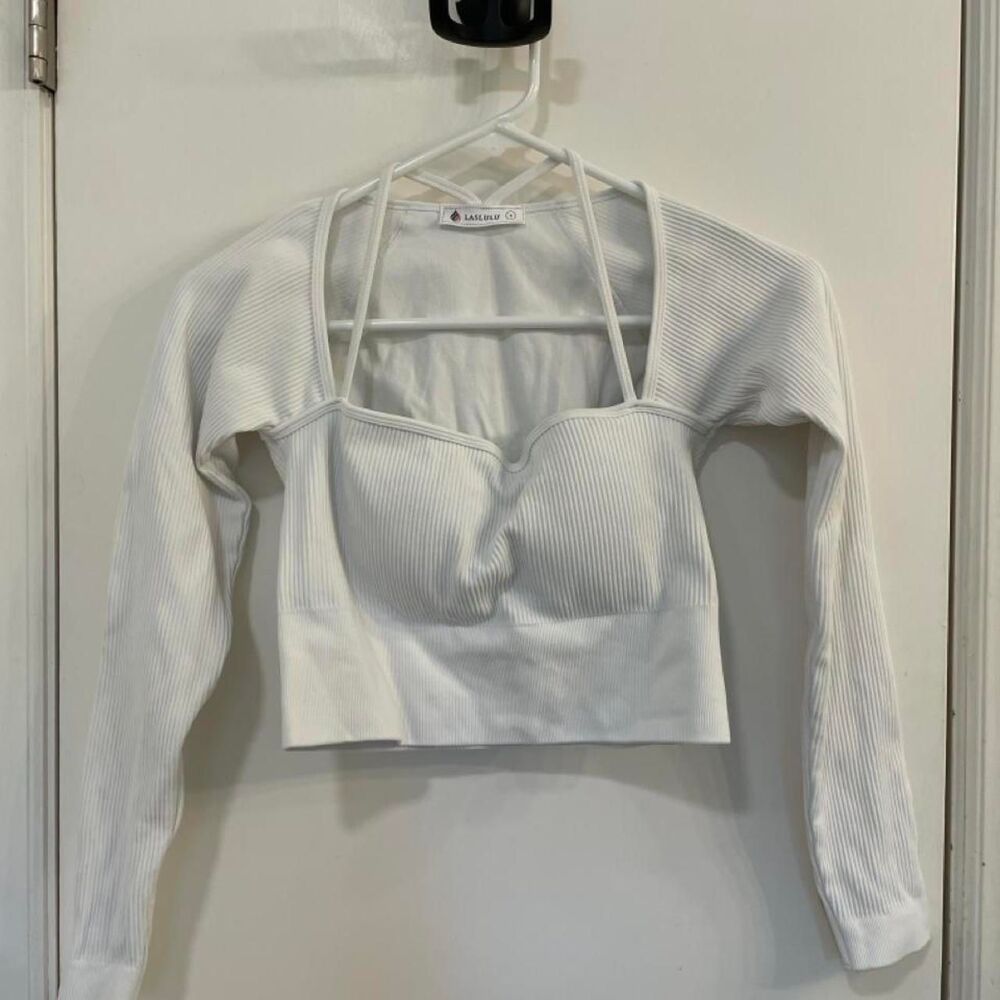 Plouise Women's White Crop-top